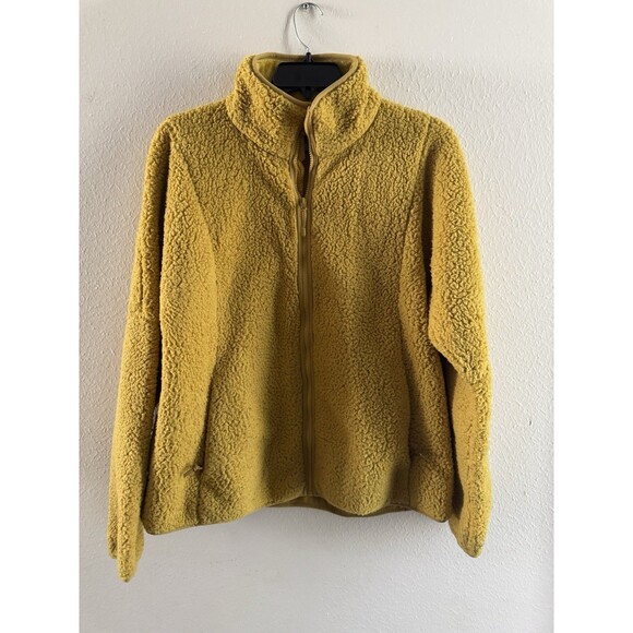 C9 Champion Women’s jacket Zip High Pile Teddy Jacket mustard size XL warm cozy - Picture 4 of 15